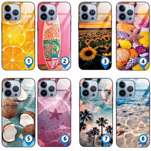 Etui akrylowe LEO lato summer vibe różne wzory do iPhone 13 Pro Max