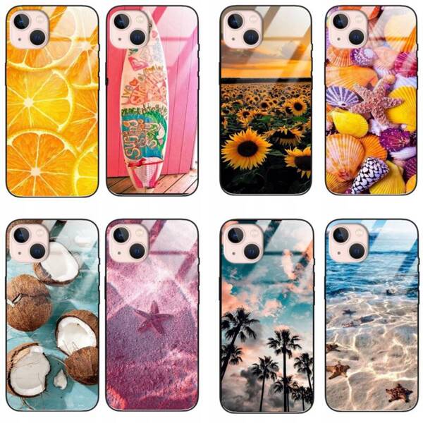 Etui akrylowe LEO lato summer vibe różne wzory do iPhone 15