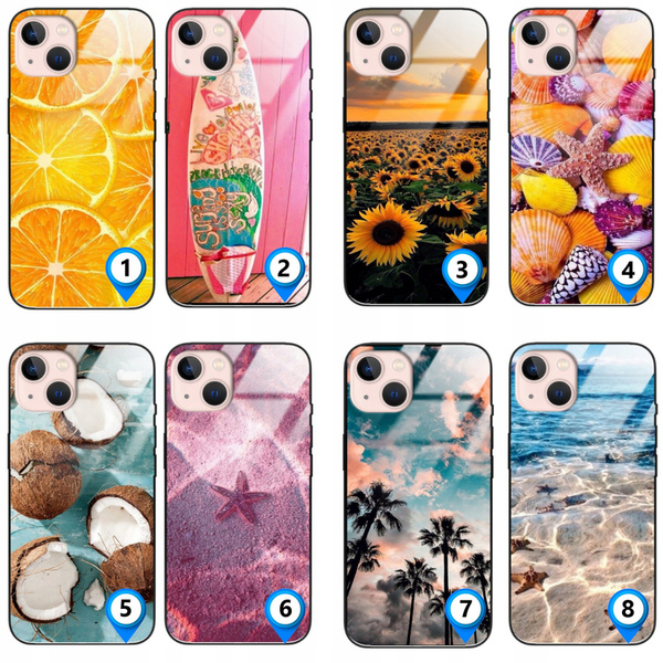 Etui akrylowe LEO lato summer vibe różne wzory do iPhone 15