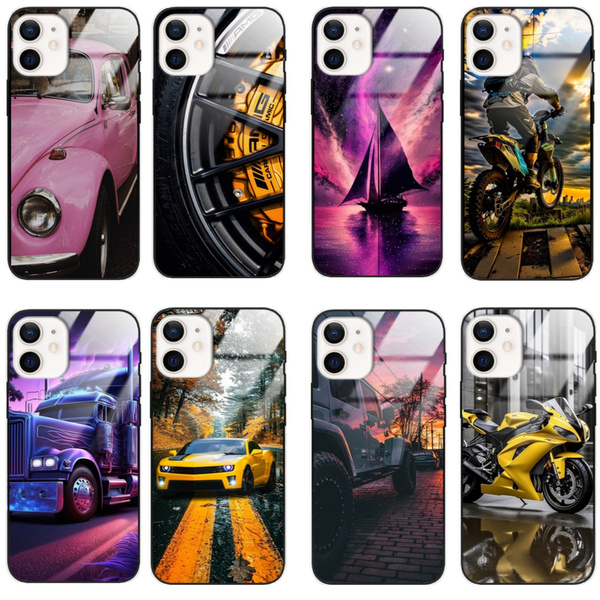 Etui akrylowe LEO motoryzacja auta samochody różne wzory do iPhone 11