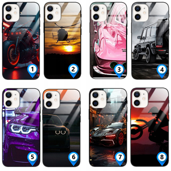 Etui akrylowe LEO motoryzacja auta samochody różne wzory do iPhone 11