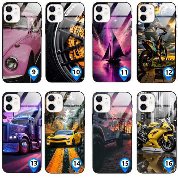 Etui akrylowe LEO motoryzacja auta samochody różne wzory do iPhone 11