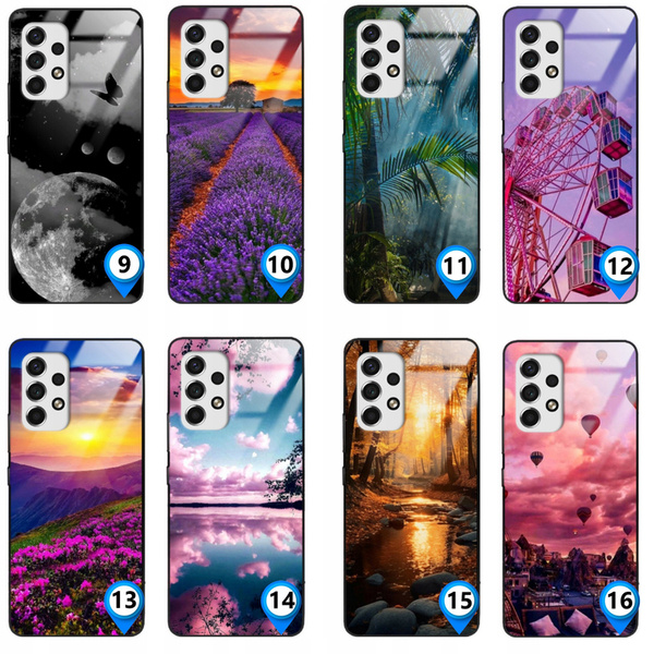 Etui akrylowe LEO natura widoki różne wzory do Galaxy A32