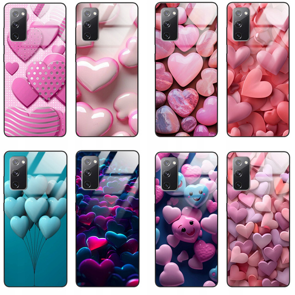 Etui akrylowe LEO serca heart love różne wzory do Galaxy S20 FE