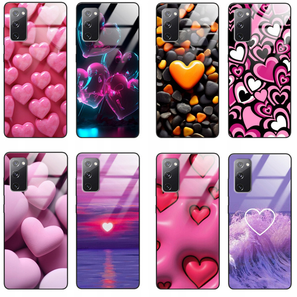 Etui akrylowe LEO serca heart love różne wzory do Galaxy S20 FE