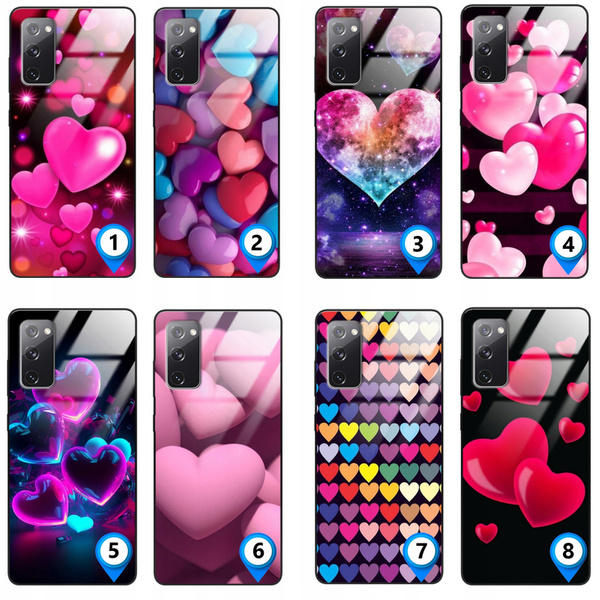 Etui akrylowe LEO serca heart love różne wzory do Galaxy S20 FE