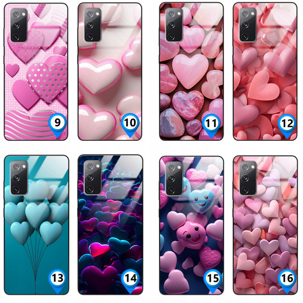 Etui akrylowe LEO serca heart love różne wzory do Galaxy S20 FE