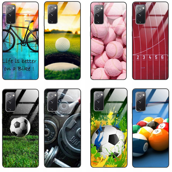 Etui akrylowe LEO sport football piłka różne do Galaxy S20 FE