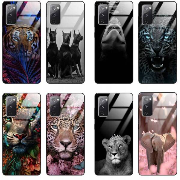 Etui akrylowe LEO zwierzęta animals różne wzory do Galaxy S20 FE