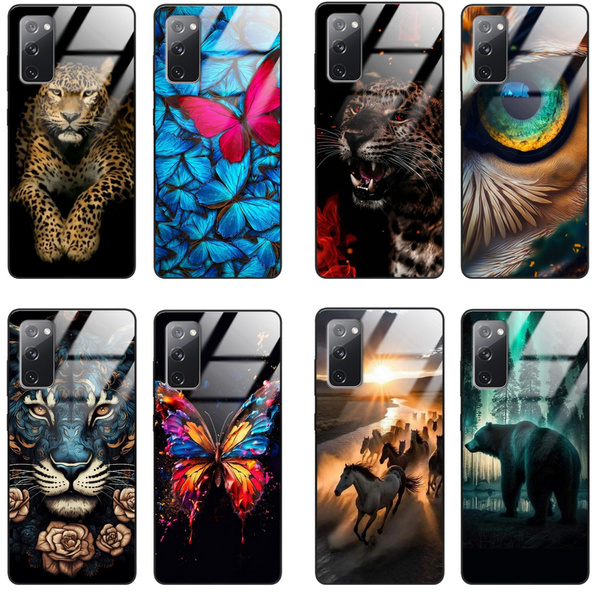 Etui akrylowe LEO zwierzęta animals różne wzory do Galaxy S20 FE