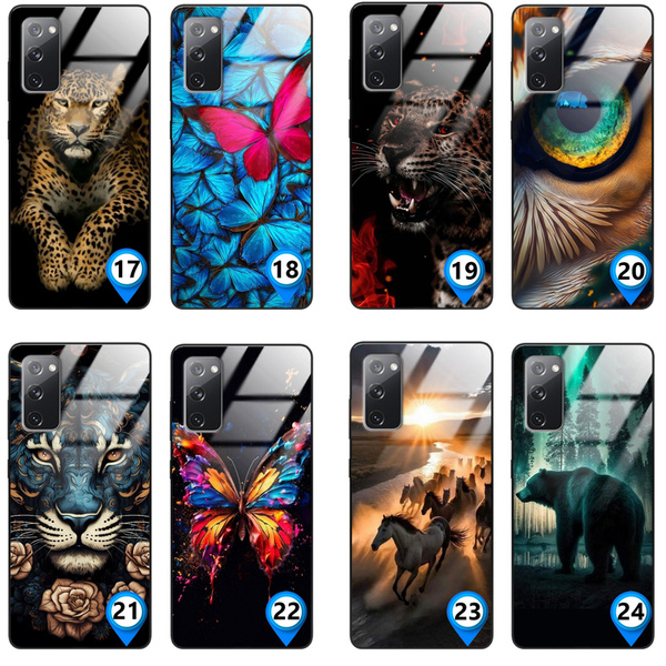 Etui akrylowe LEO zwierzęta animals różne wzory do Galaxy S20 FE