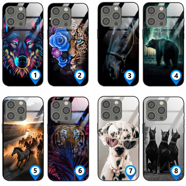 Etui akrylowe LEO zwierzęta różne wzory do iPhone 12 Pro