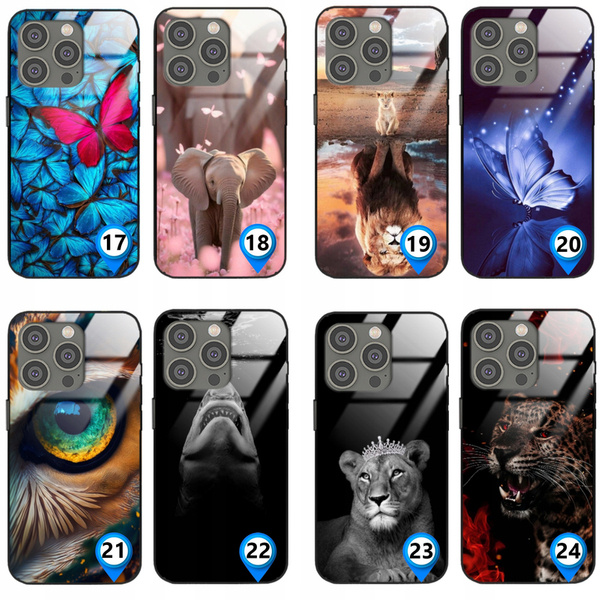 Etui akrylowe LEO zwierzęta różne wzory do iPhone 13 Pro