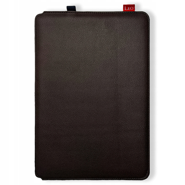 Etui na laptop skórzane LEO Master do Apple Macbook Air 13.3 brązowe