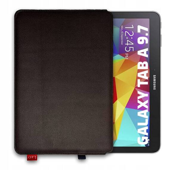 Etui na tablet skórzane LEO Master do Galaxy Tab A 9.7 brązowe