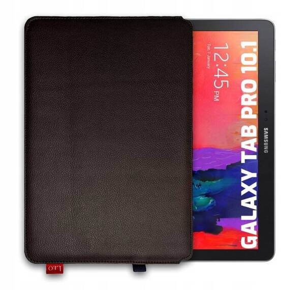 Etui na tablet skórzane LEO Master do Galaxy Tab Pro 10.1 brązowe