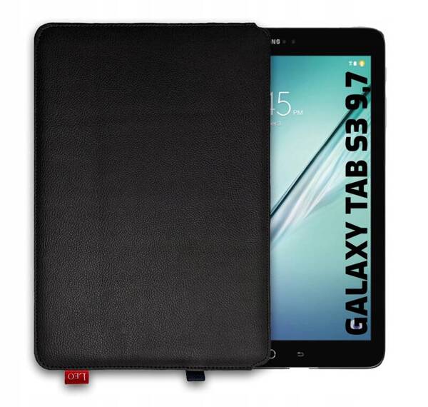 Etui na tablet skórzane LEO Master do Galaxy Tab S3 9,7 czarne