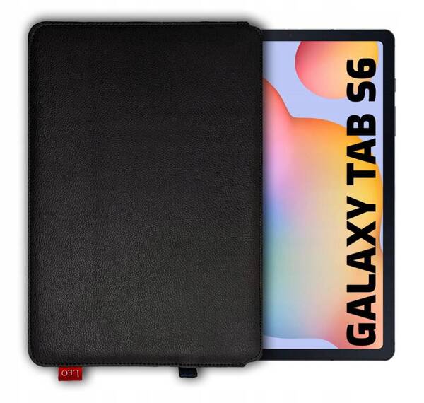 Etui na tablet skórzane LEO Master do Galaxy Tab S6 czarne