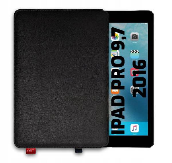 Etui na tablet skórzane LEO Master do iPad Pro 9,7 2016 czarne