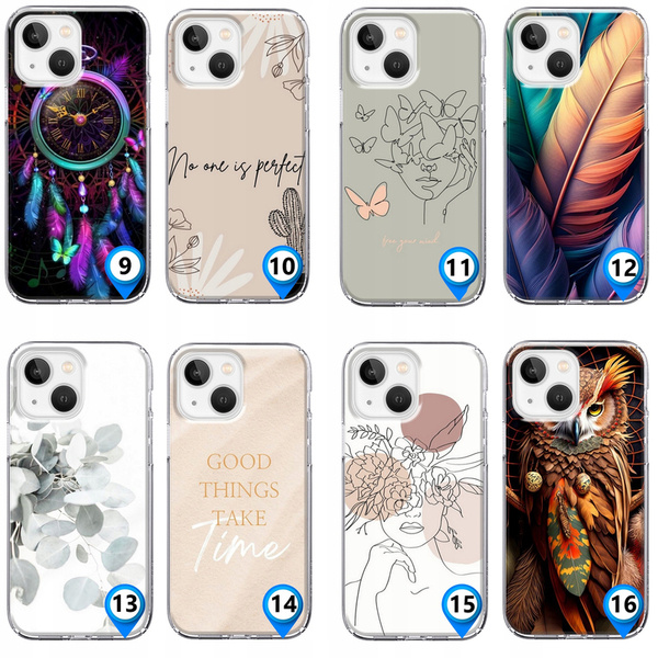 Etui silikonowe LEO boho łapacz snów różne wzory do iPhone 14