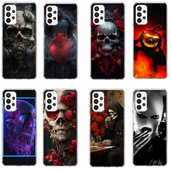 Etui silikonowe LEO horror mroczne różne wzory do Galaxy A53 5G