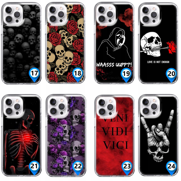 Etui silikonowe LEO horror mroczne różne wzory do iPhone 12 Pro