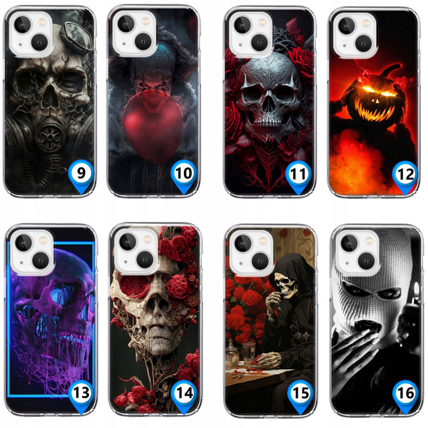 Etui silikonowe LEO horror mroczne różne wzory do iPhone 13