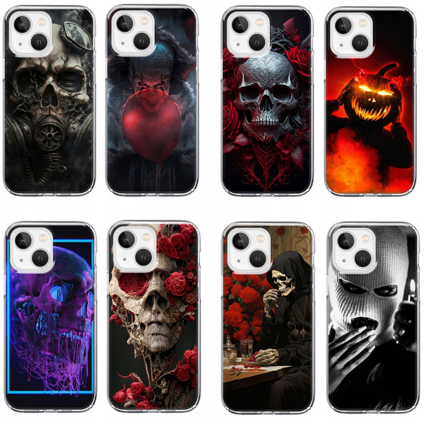 Etui silikonowe LEO horror mroczne różne wzory do iPhone 13 Mini