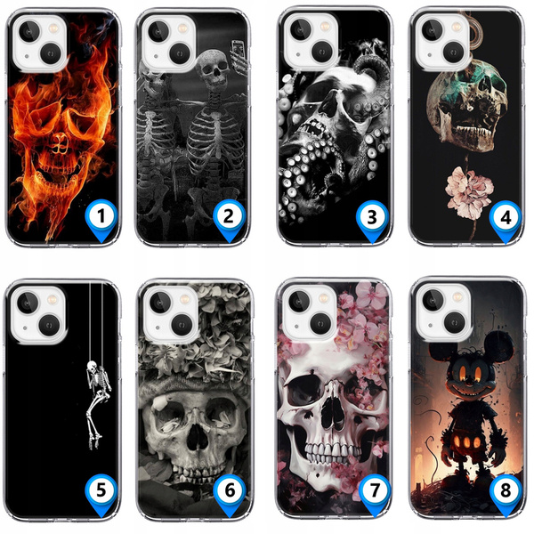 Etui silikonowe LEO horror mroczne różne wzory do iPhone 13 Mini