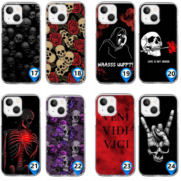 Etui silikonowe LEO horror mroczne różne wzory do iPhone 13 Mini