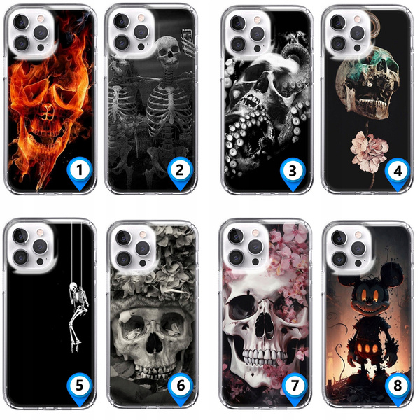 Etui silikonowe LEO horror mroczne różne wzory do iPhone 15 Pro