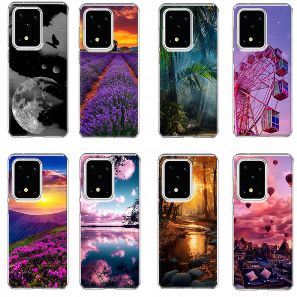 Etui silikonowe LEO natura różne wzory do Galaxy S20 Ultra