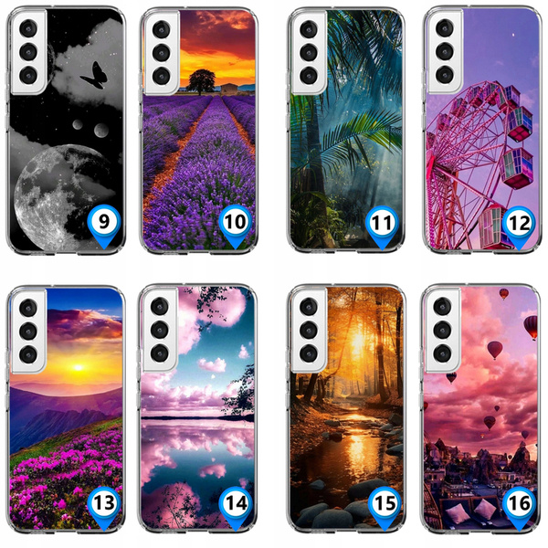 Etui silikonowe LEO natura różne wzory do Galaxy S22 Plus