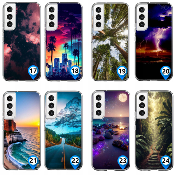 Etui silikonowe LEO natura różne wzory do Galaxy S22 Plus