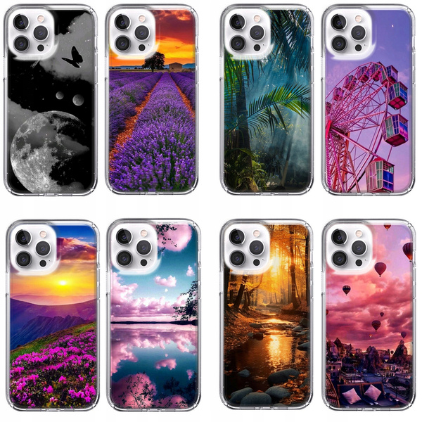 Etui silikonowe LEO natura różne wzory do iPhone 12 Pro