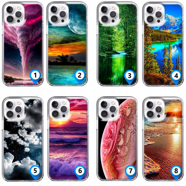 Etui silikonowe LEO natura różne wzory do iPhone 12 Pro