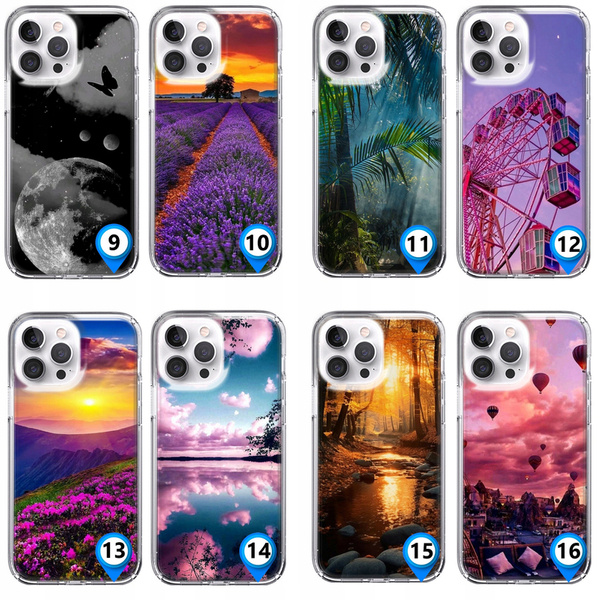 Etui silikonowe LEO natura różne wzory do iPhone 12 Pro