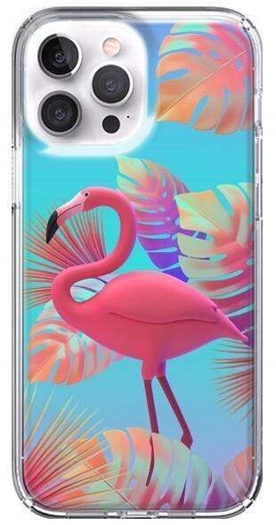 Etui silikonowe LEO pink flaming różne wzory do iPhone 14 Pro Max