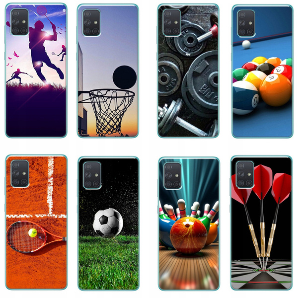 Etui silikonowe LEO sport basketball różne wzory do Galaxy A71
