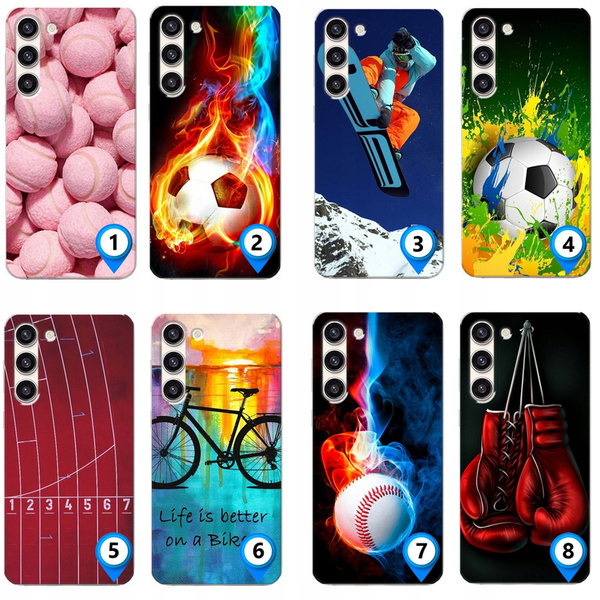 Etui silikonowe LEO sport football różne wzory do Galaxy S23