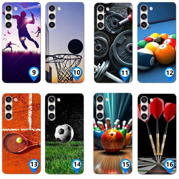 Etui silikonowe LEO sport football różne wzory do Galaxy S23