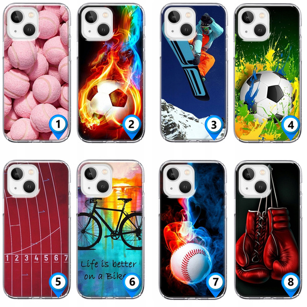 Etui silikonowe LEO sport różne wzory do iPhone 13