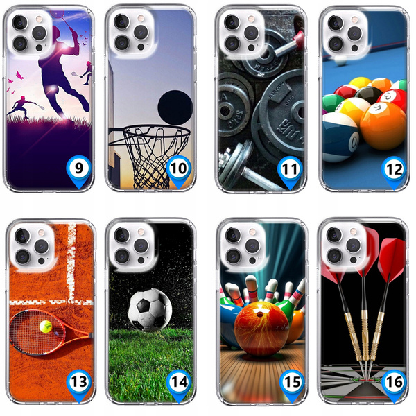 Etui silikonowe LEO sport różne wzory do iPhone 13 Pro Max