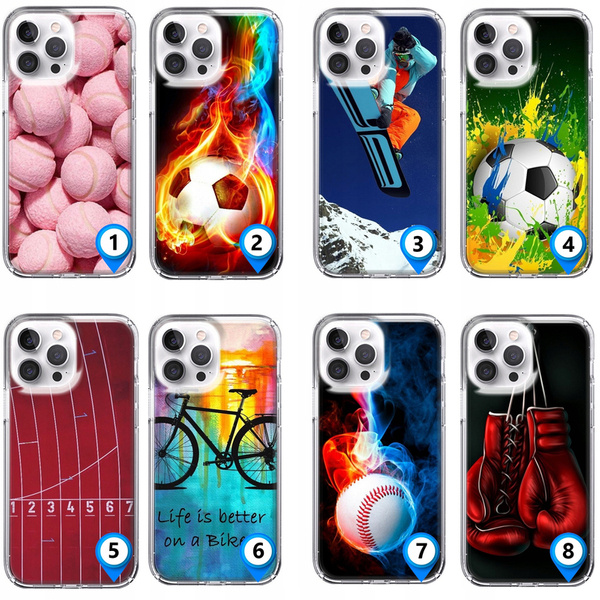 Etui silikonowe LEO sport różne wzory do iPhone 14 Pro