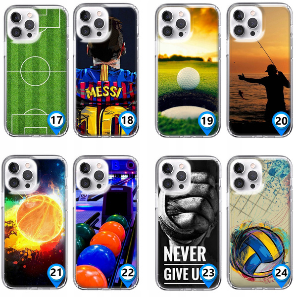 Etui silikonowe LEO sport różne wzory do iPhone 15 Pro Max