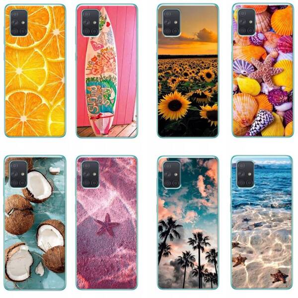 Etui silikonowe LEO summer vibe różne wzory do Galaxy A71