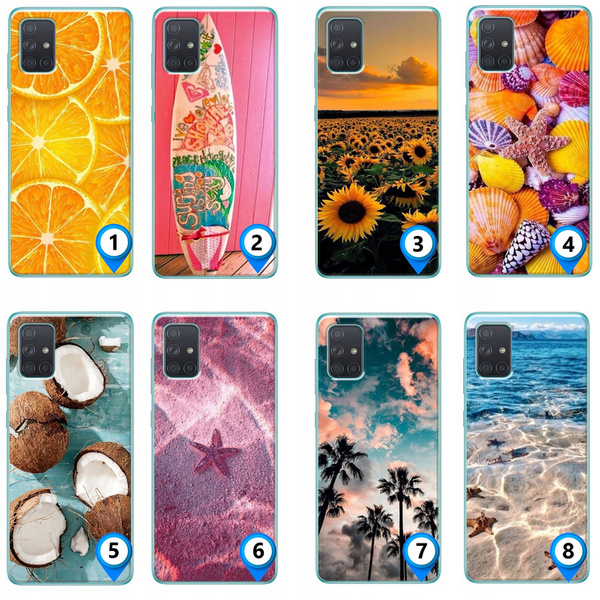 Etui silikonowe LEO summer vibe różne wzory do Galaxy A71