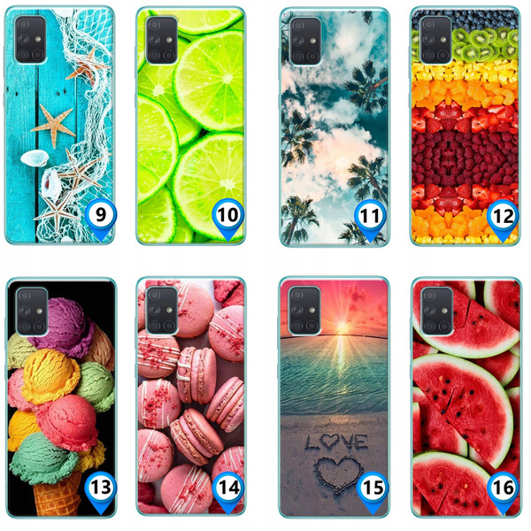 Etui silikonowe LEO summer vibe różne wzory do Galaxy A71