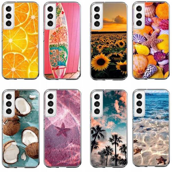 Etui silikonowe LEO summer vibe różne wzory do Galaxy S22 Plus