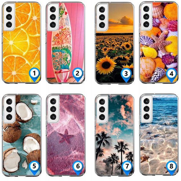 Etui silikonowe LEO summer vibe różne wzory do Galaxy S22 Plus